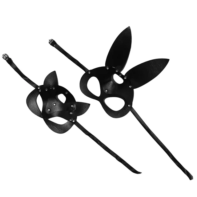 نقاب فانتزی طرح چرم