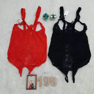 بادی فاق باز و سینه باز گیپوری فری سایز ۳۸ تا ۴۲ کد۱۹۸