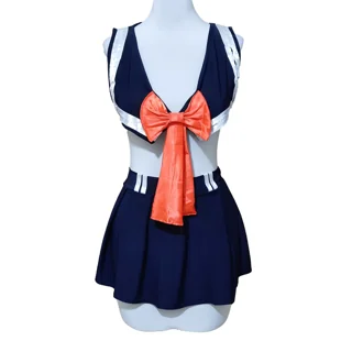 کاستوم ملوانی زنانه ۴ تکه با مچ بند فری سایز ۳۸ تا ۴۲ کد۱۳۳