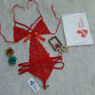 بادی فانتری زنانه رنگ قرمز فری سایز ۳۶ تا ۴۰ کد۳۰