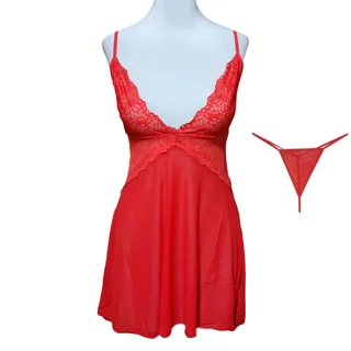 لباس خواب زنانه برند دلوین ۲ تکه با شورت فری سایز ۳۸ تا ۴۲ کد ۱۷۸