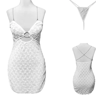 لباس خواب دانتل ۲ تکه با شورت کد۰۱۶۸