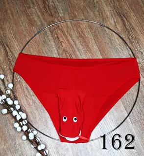 شورت فانتزی مردانه طرح مار قرمز مشکی فری سایز کد ۱۶۲