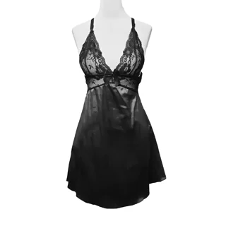 لباس خواب ساتن  ۲ تکه با شورت فری سایز ۳۶ تا ۴۰ کد L7