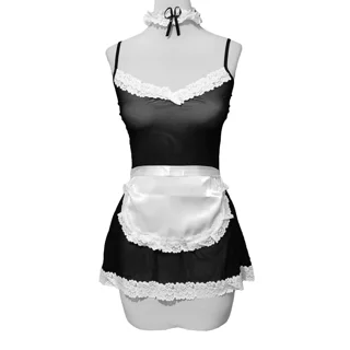 کاستوم خدمتکاری زنانه ۶ تکه جوراب دار برند Delwin کد ۰۳۹